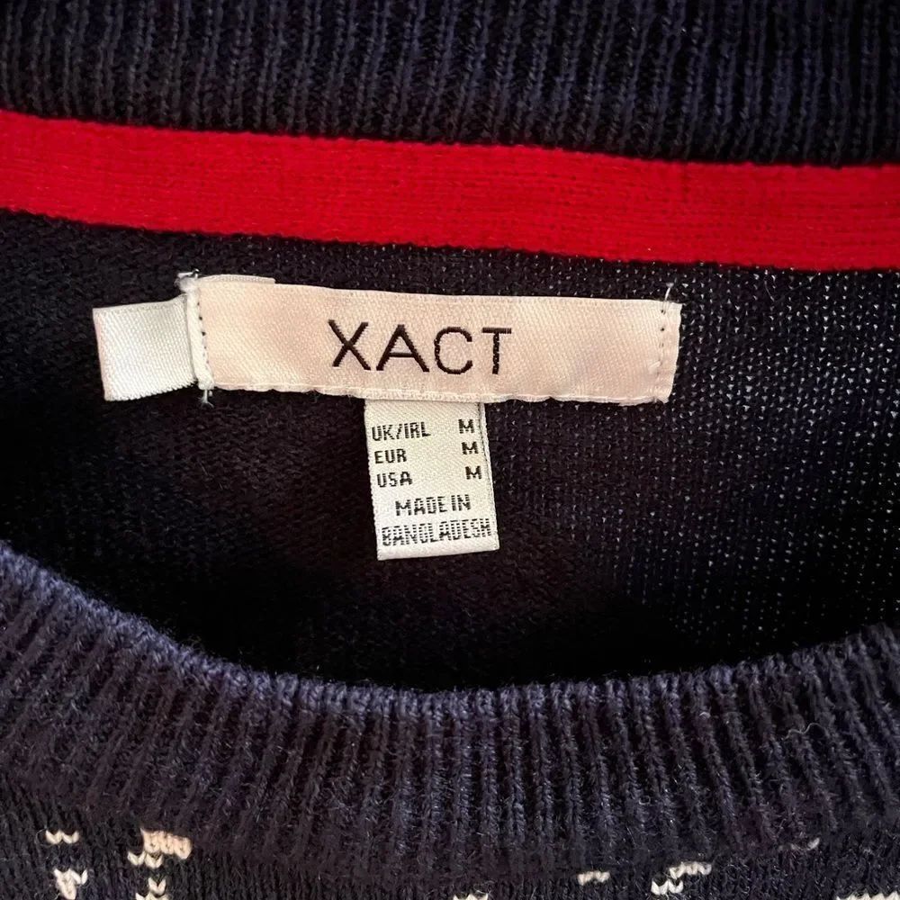 XACT I’m Sexy and I Snow It Snowman Christmas Ugly Sweater sz M NWOT - Picture 3 of 6